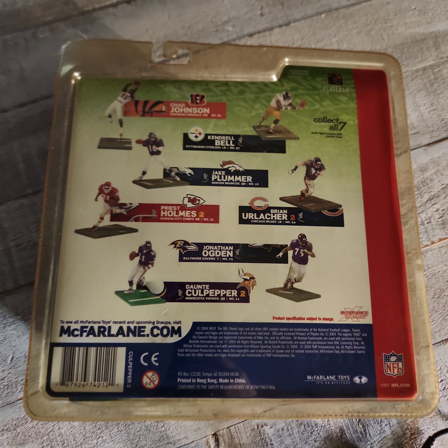 McFarlane Sports NFL Figure Series 9 Daunte Culpepper 2 Minnesota Vikings QB #11 - House of Cars Virginia