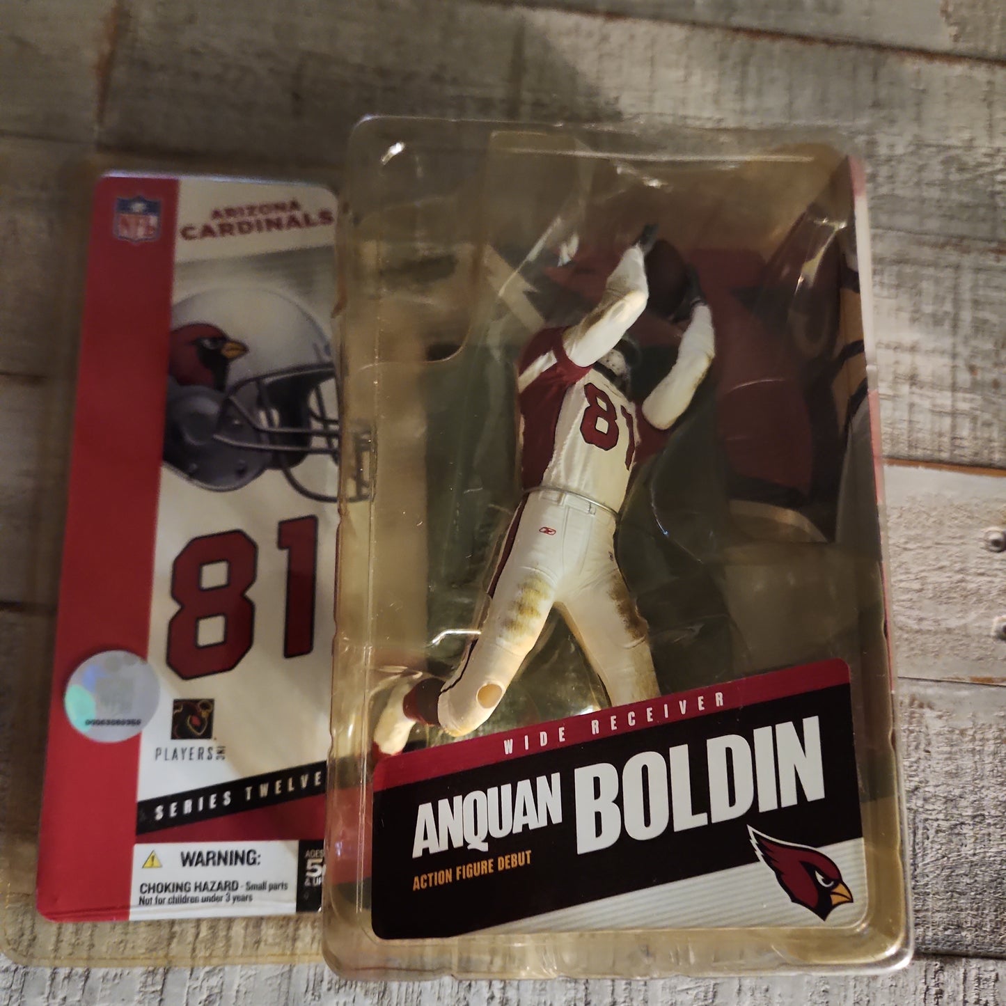 McFarlane Toys NFL Series 12 Anquan Boldin #81 Arizona Cardinals Debut - House of Cars Virginia