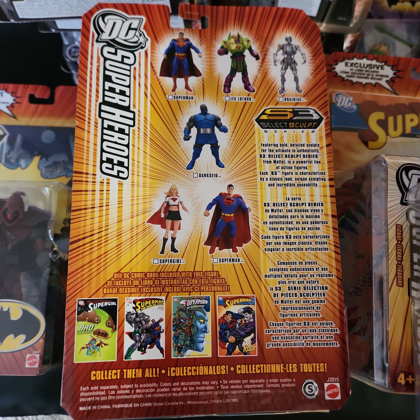 NIB Mattel DC Classics Battle Suit Lex Luthor Figure Loose Kryptonite Choas NIB - House of Cars Virginia