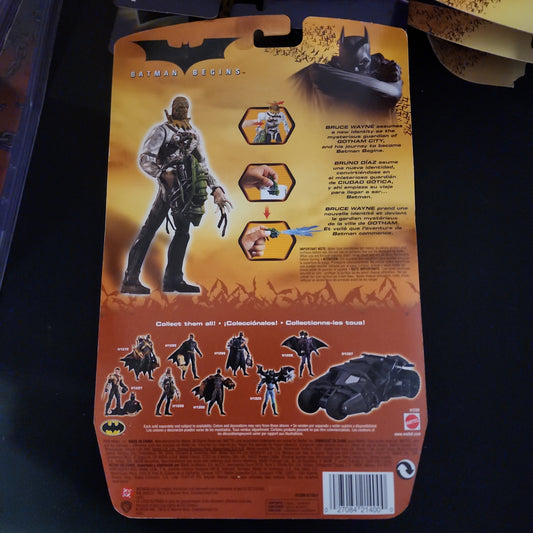 BATMAN BEGINS SCARECROW ACTION FIGURE 2005 Mattel white variation - House of Cars Virginia