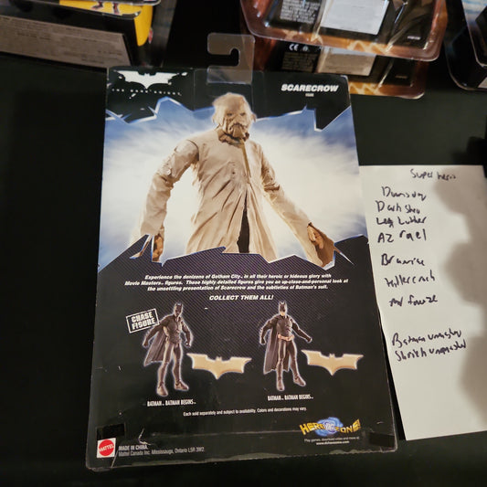 Batman The Dark Knight Scarecrow with Crime Scene Evidence Action Figure DC, New - House of Cars Virginia