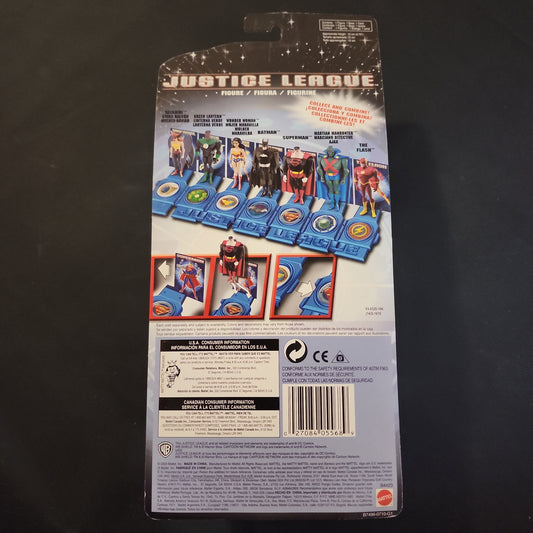 Justice League Animated 4.5" Superman Red Card Figure Stand Mattel 2002 (I1) - House of Cars Virginia