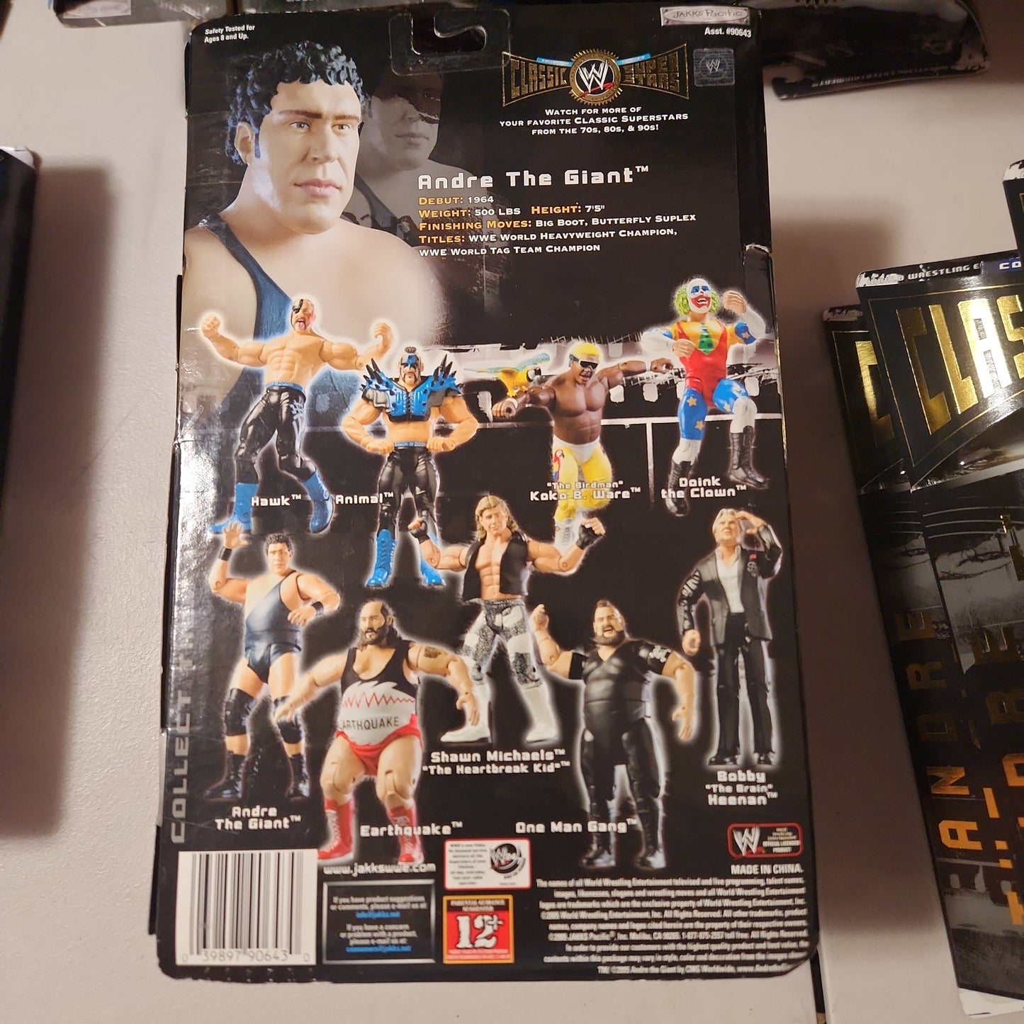 WWE Andre the Giant Jakks Pacific Classic Superstars Wrestling Figure 2005 - House of Cars Virginia