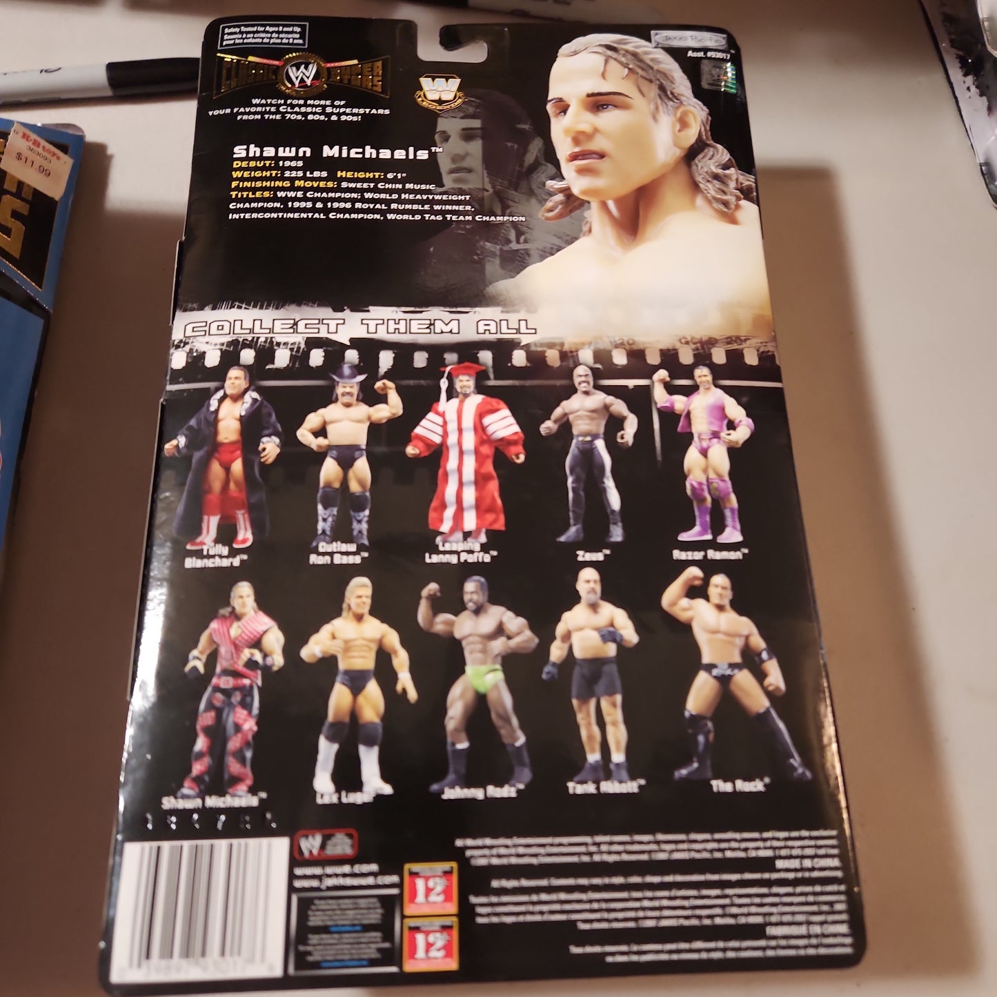 WWE Jakks Pacific Shawn Michaels Classic Superstars 15 Variant Action Figure - House of Cars Virginia