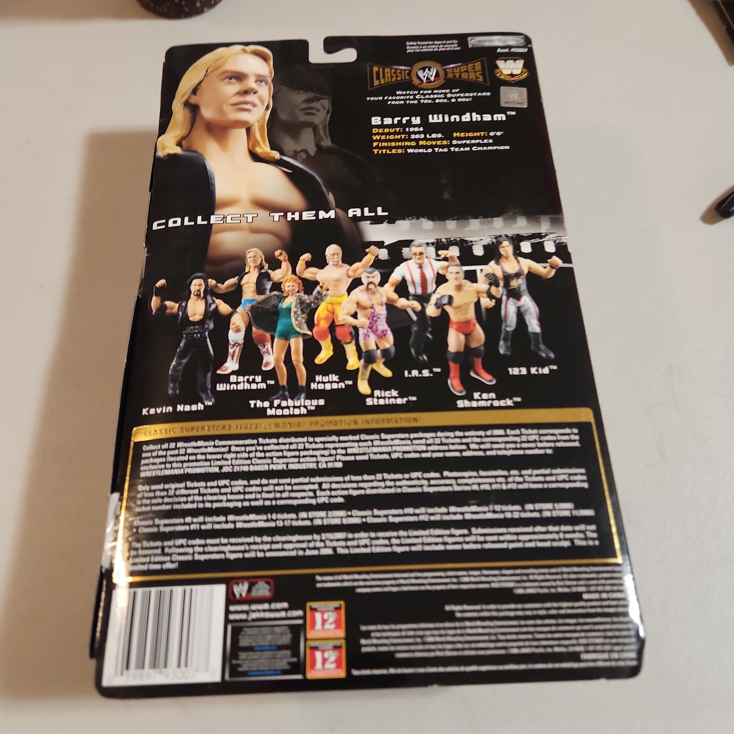 WWE Barry Windham Toy Action Figure 2001 Jakks Pacific Wrestling - House of Cars Virginia