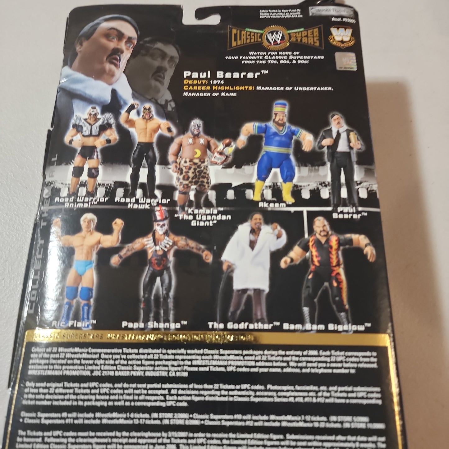 WWE JAKKS CLASSIC SUPERSTARS SERIES 9 PAUL BEARER - House of Cars Virginia