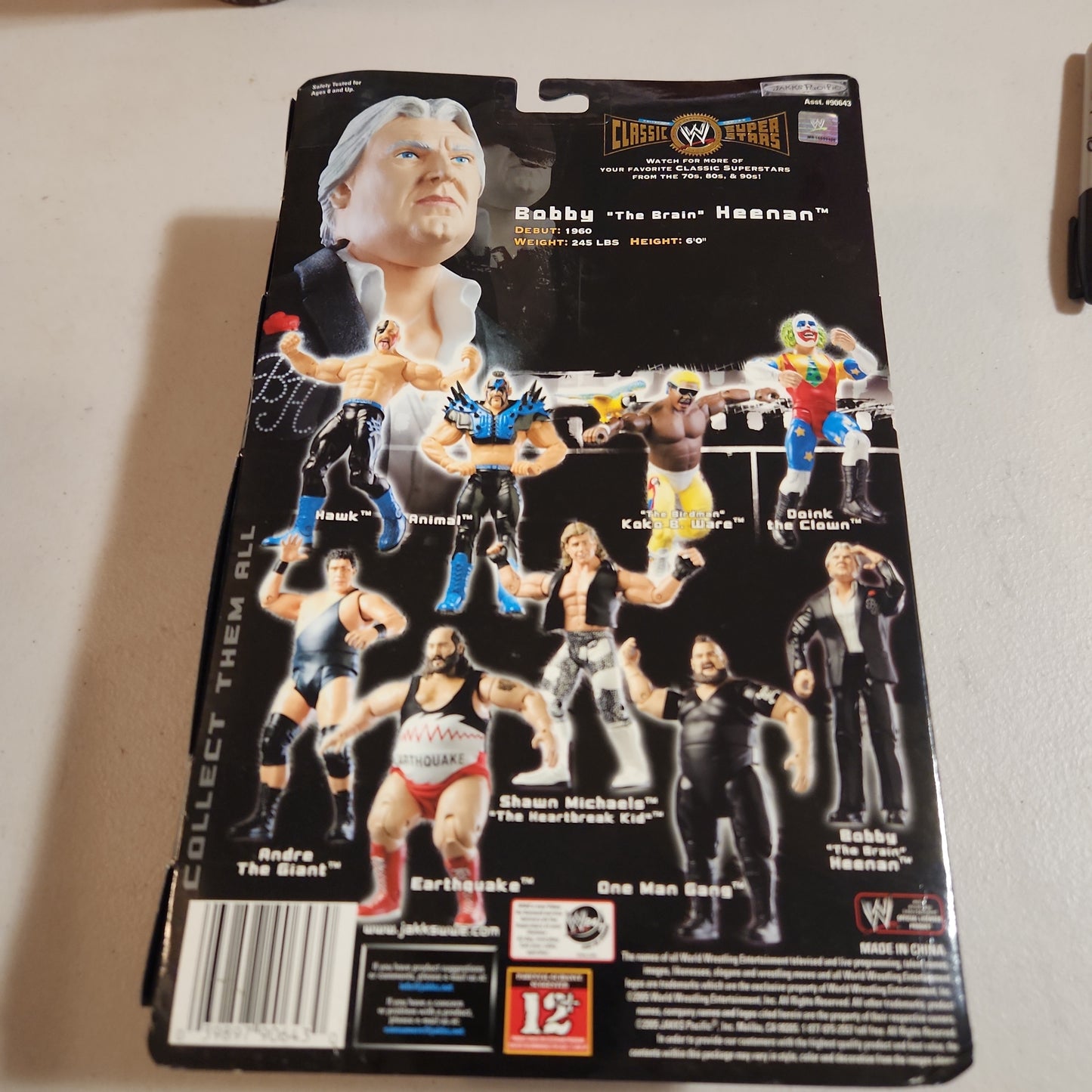 WWE Classic Superstars Bobby The Brain Heenan Jakks Pacific - House of Cars Virginia