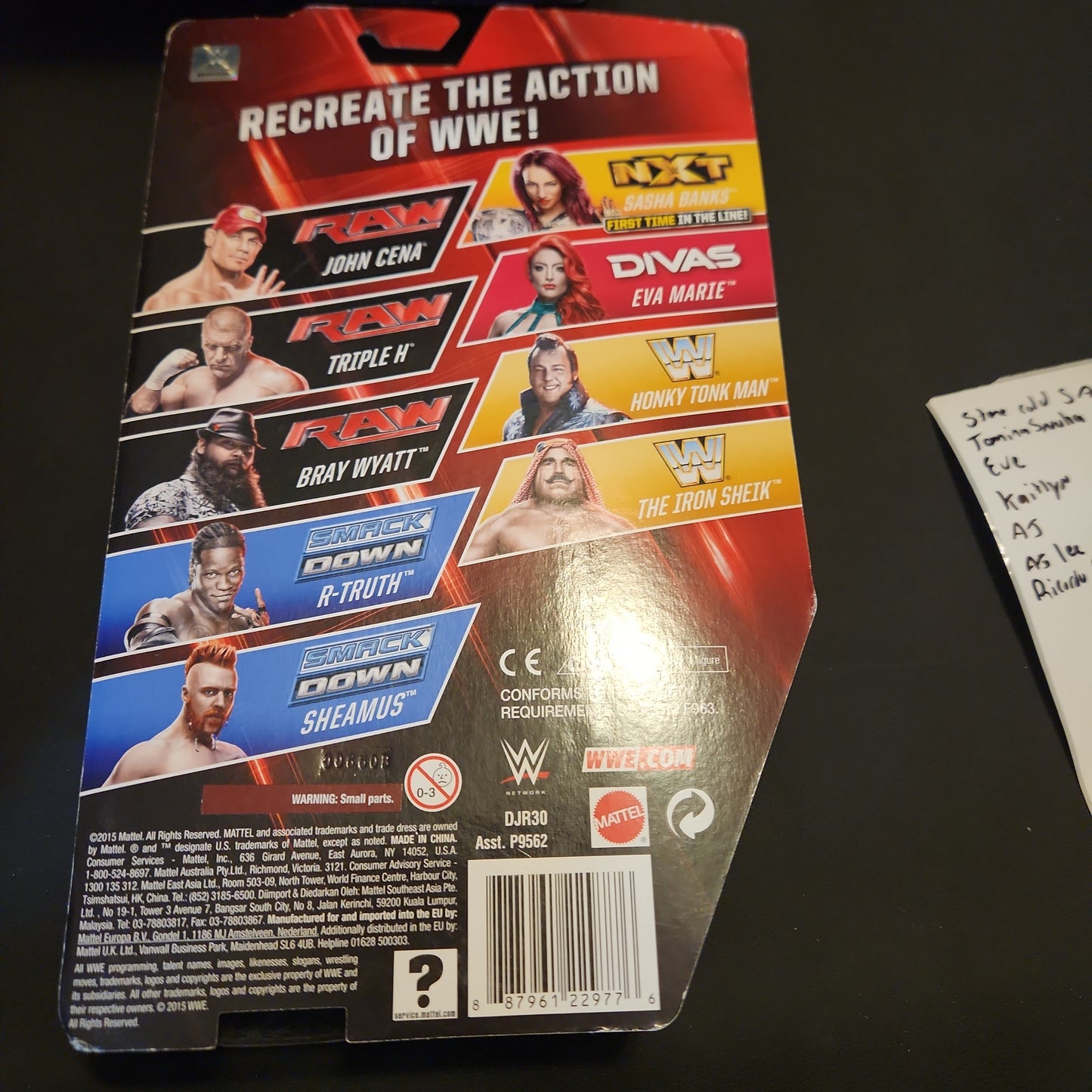 MATTEL RE-CREATE THE ACTION OF WWE SHEAMUS - House of Cars Virginia