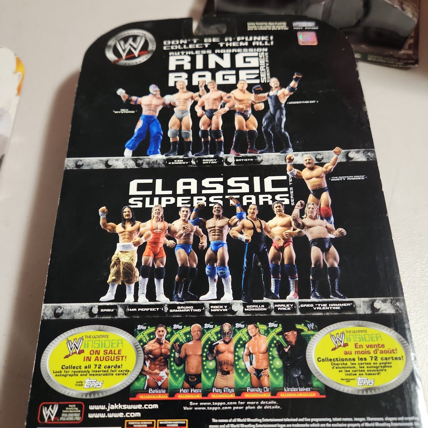 WWE Jakks 2006 Rey Mysterio Ring Rage Ruthless Agression Series 20.5 - House of Cars Virginia