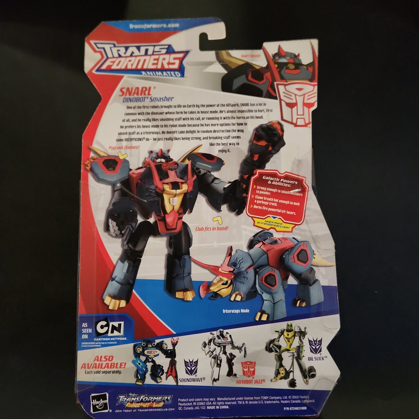 Transformers Animated Snarl NEW sealed MISB MOSC - House of Cars Virginia