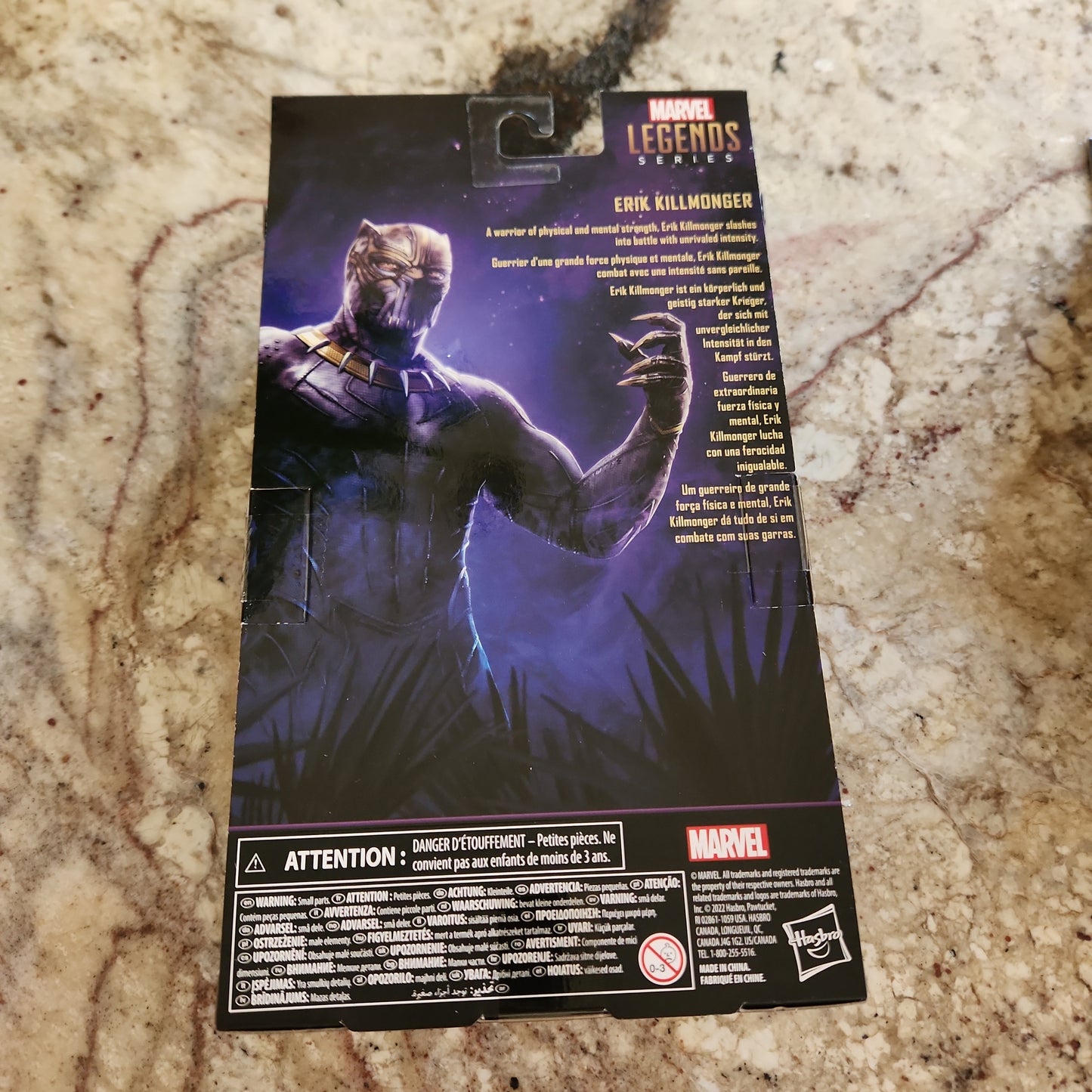 (.) 2022 HASBRO MARVEL LEGEND SERIES - ERIK KILLMONGER - LEGACY COLLECTION - House of Cars Virginia