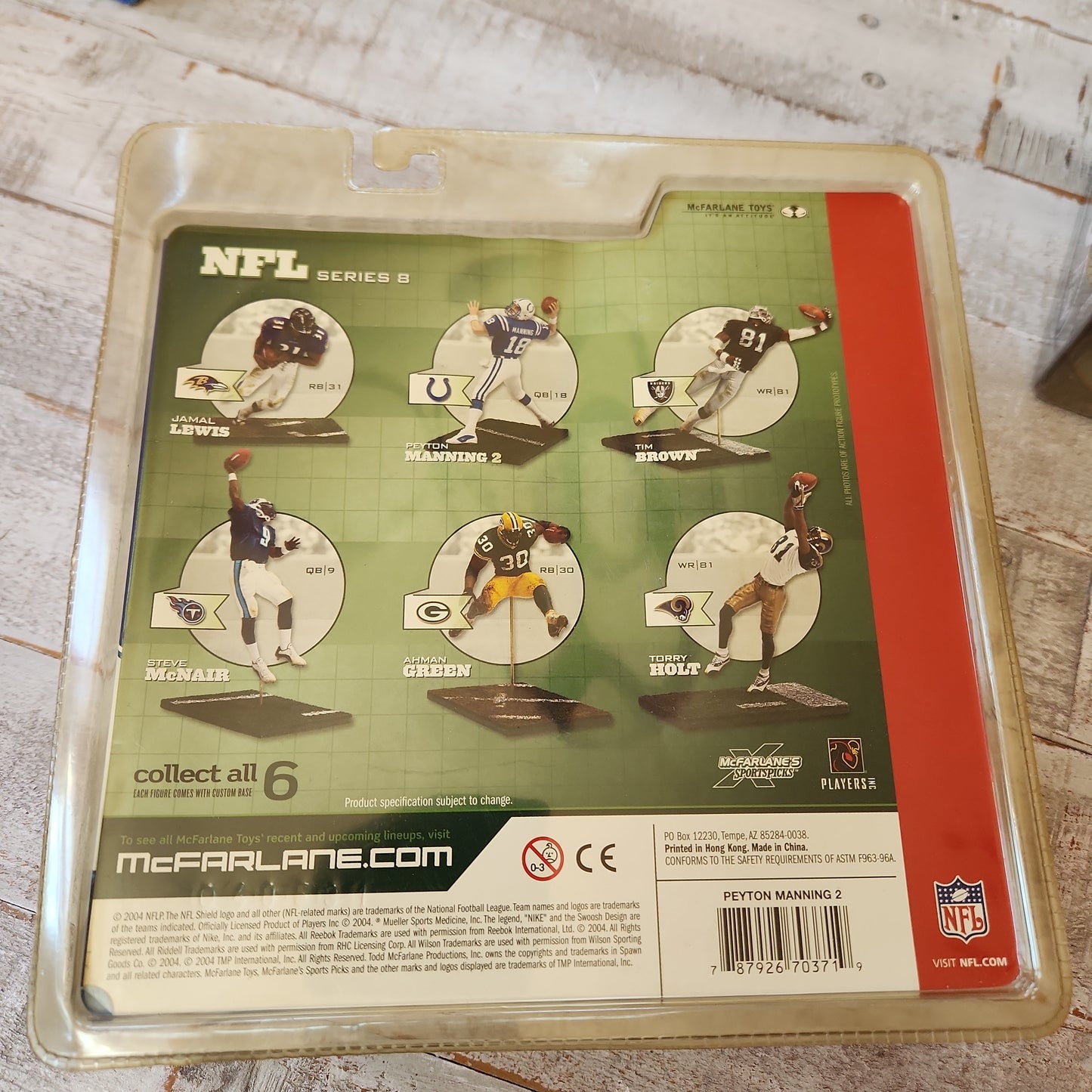 NEW 2004 McFarlane series 8 Peyton Manning Indianapolis Colts - House of Cars Virginia