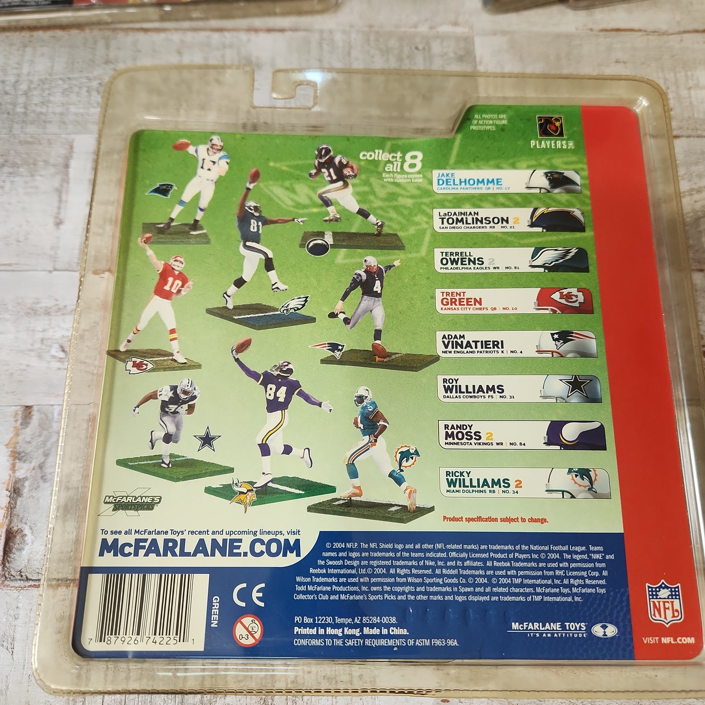 NEW McFarlane 2004 Trent Green Kansas City Chiefs NFL Football Action Figure QB - House of Cars Virginia