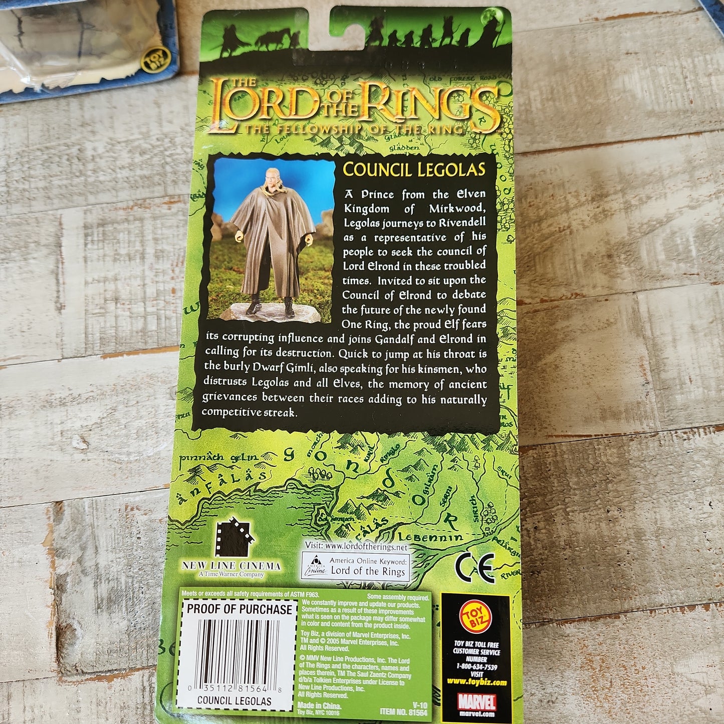 The Lord of the Rings Fellowship Super Council Legolas Figure Toy Biz 2005 New - House of Cars Virginia