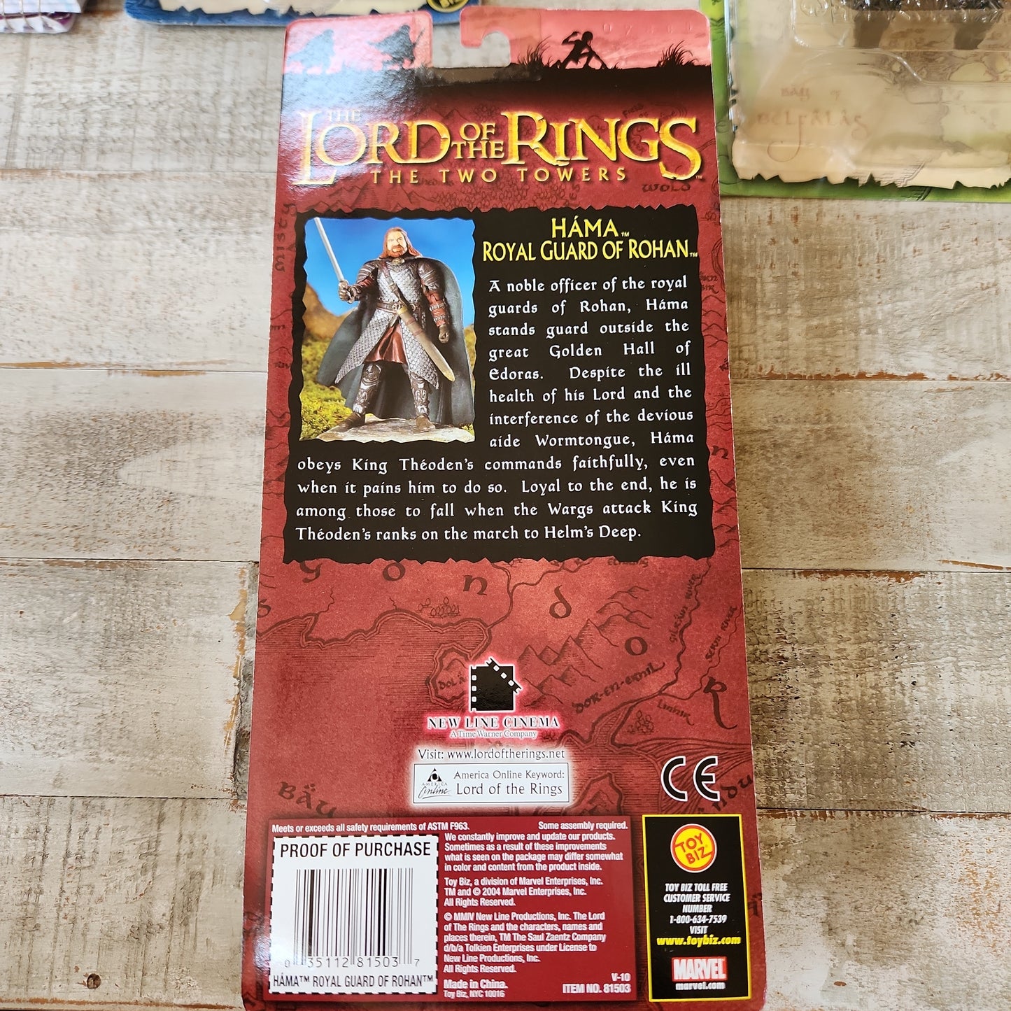 Toybiz Lord Of The Rings Two Towers Hama Royal Guard Of Rohan Action Figure 2004 - House of Cars Virginia