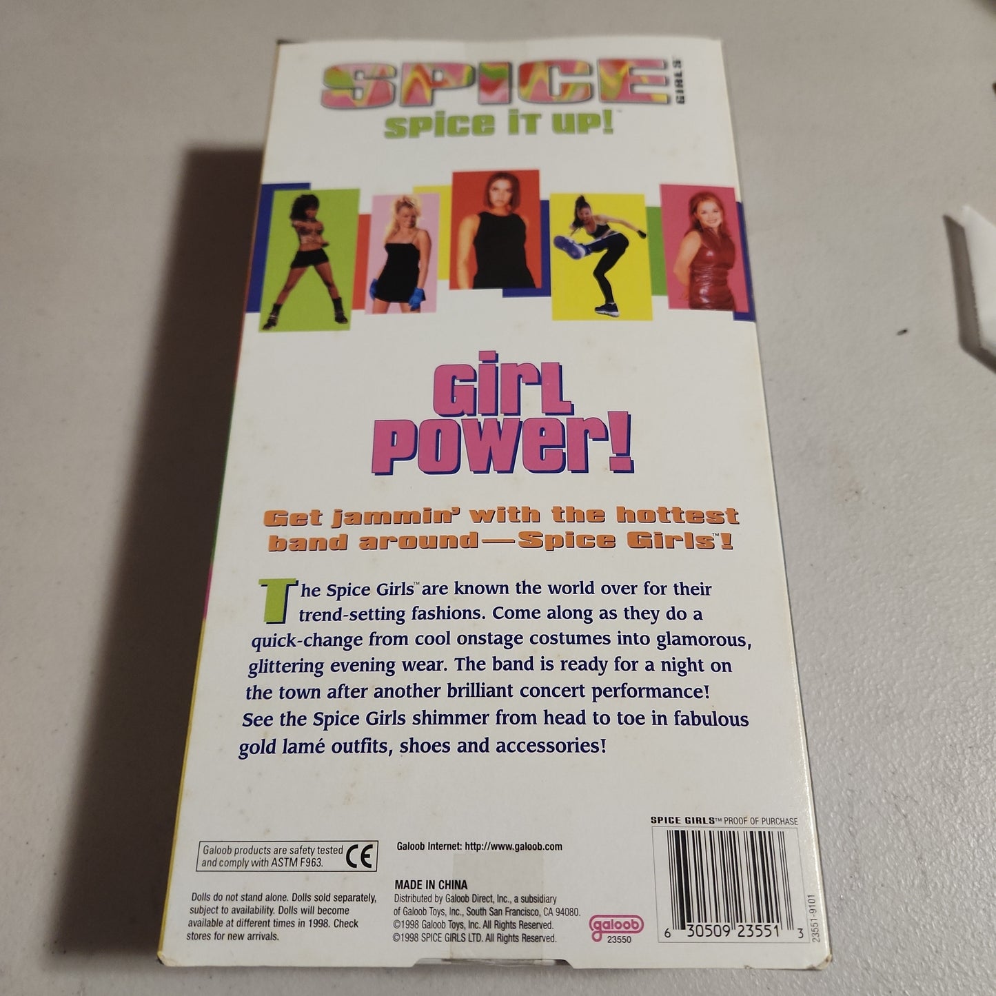 1998 Spice Girls Spice It Up Ginger Spice Doll Geri Halliwell Galoob - House of Cars Virginia