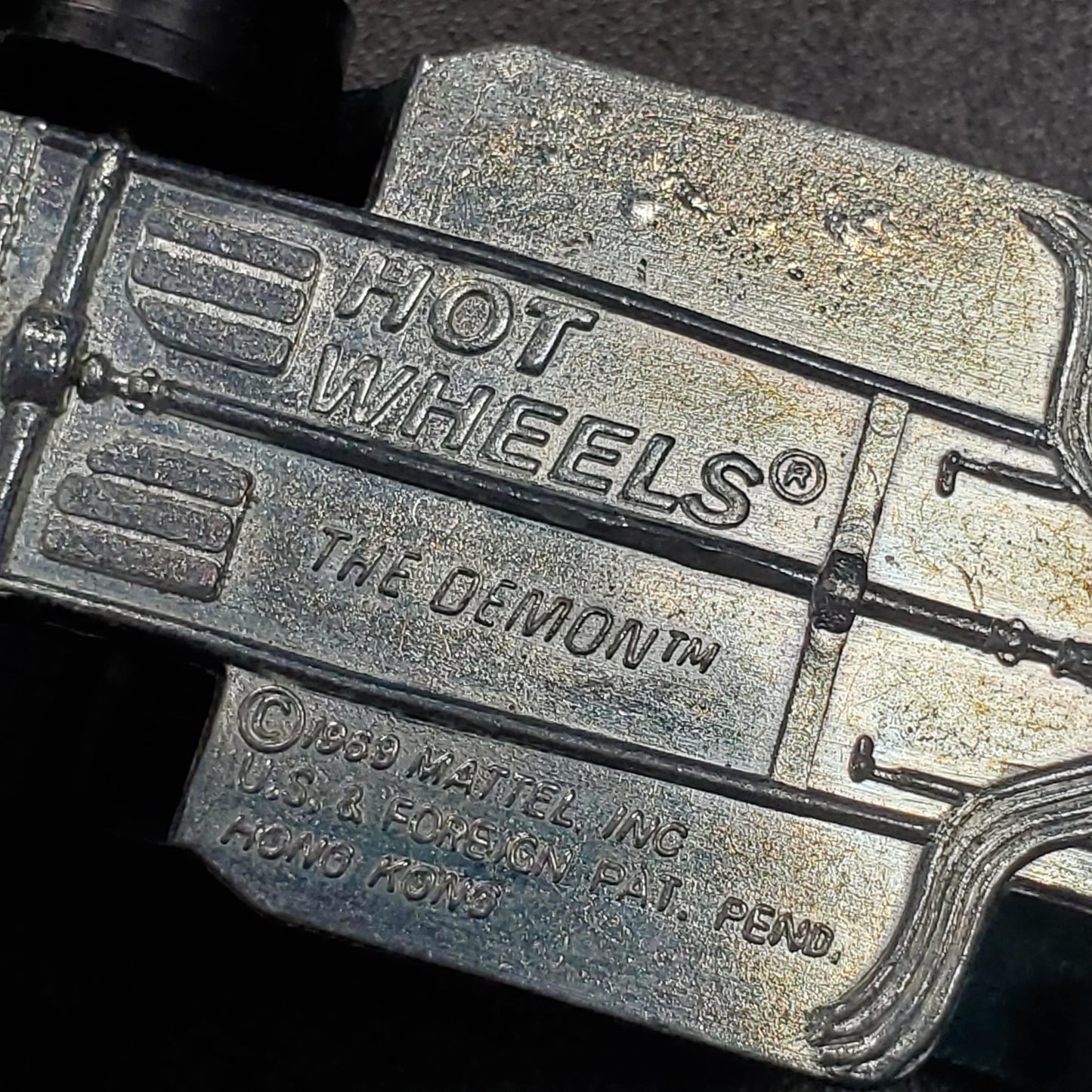 Vintage Hot Wheels Redline 1970 The Demon Aqua Blue/Green HONG KONG - House of Cars Virginia