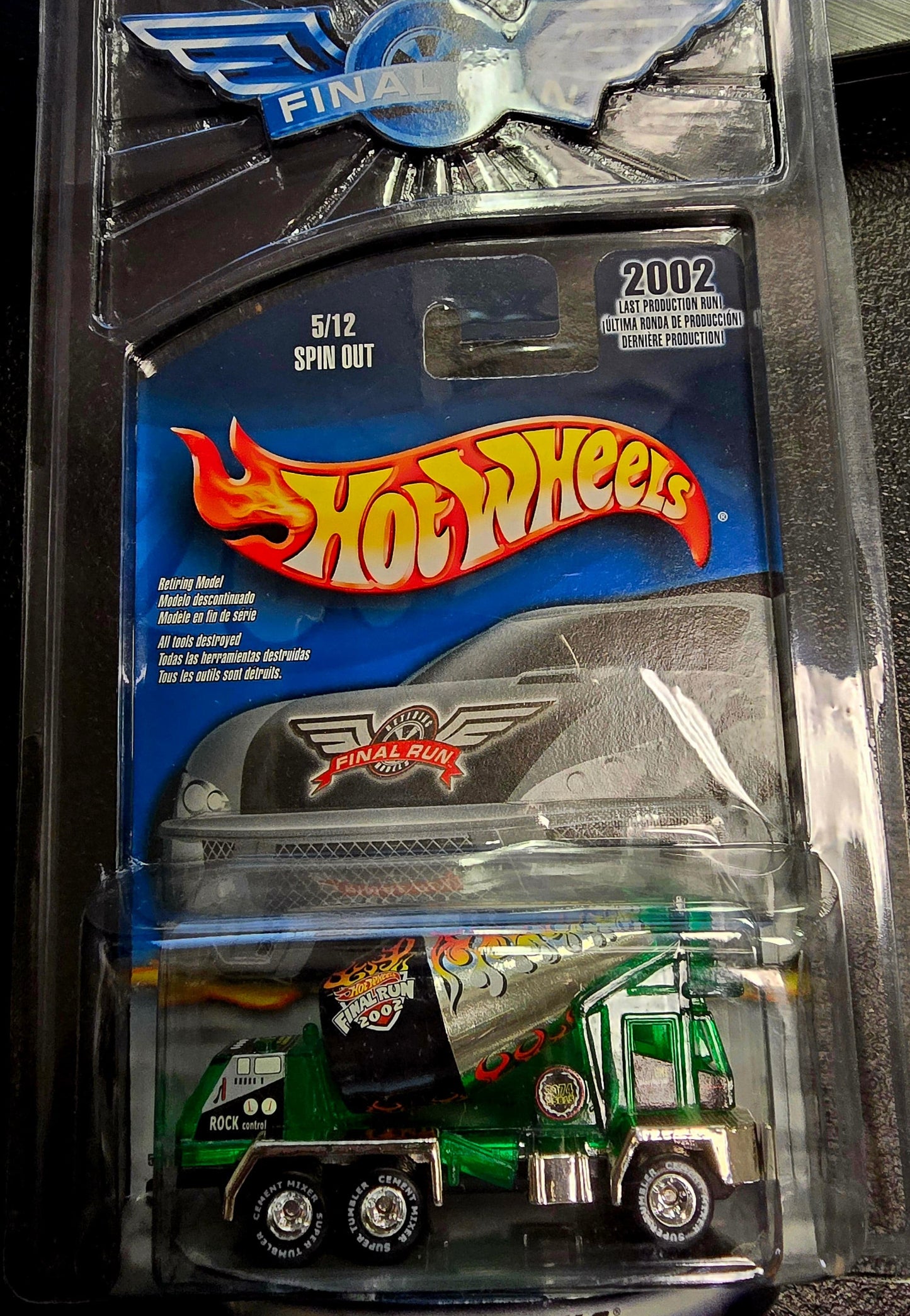 Hot Wheels 2002 Final Run Spin Out 5/12 - House of Cars Virginia