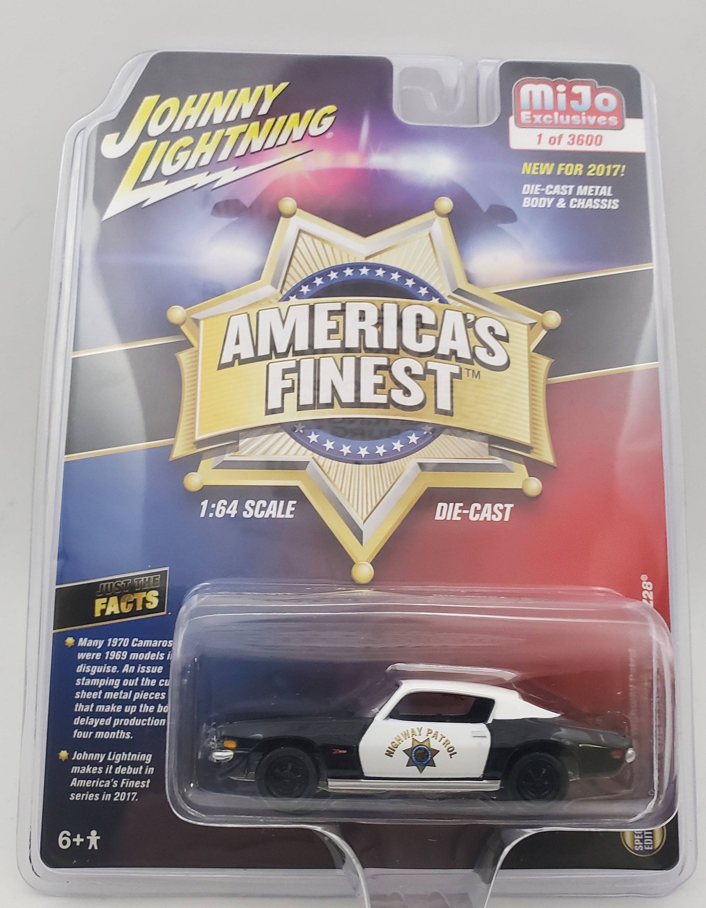 Johnny Lightning America's Finest state patrol 1970 Chevrolet Camaro Z28 - House of Cars Virginia