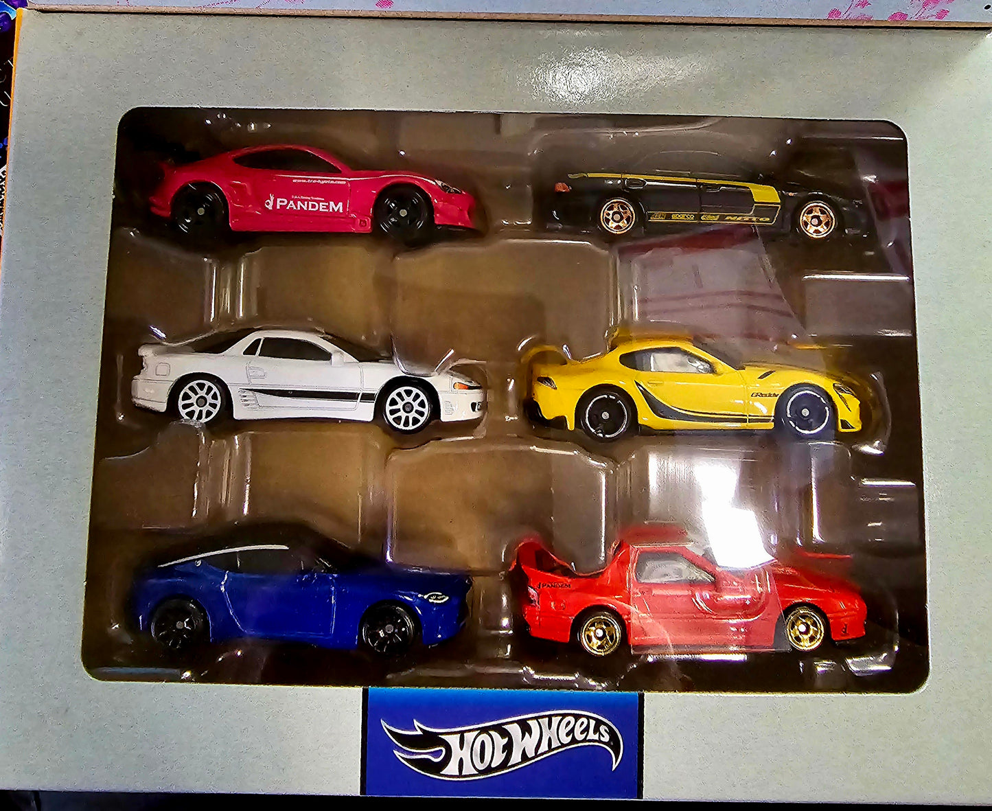 Hot Wheels Streets of Japan 1:64 box set (6 cars) - House of Cars Virginia