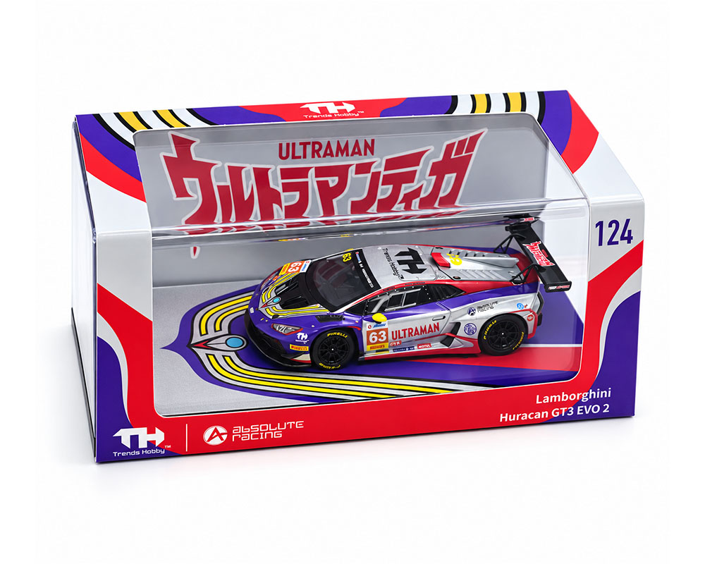 Trends Hobby 1:64 Lamborghini Huracan GT3 EVO2 Absolute Racing 2026 – Limited Edition