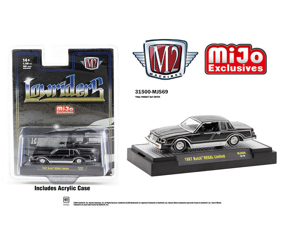 M2 Machines 1:64 1987 Buick Regal Limited Lowriders – Mijo Exclusives - House of Cars Virginia