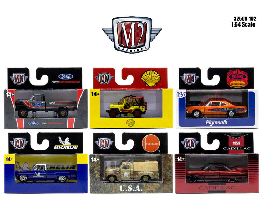 M2 Machines 1:64 Auto-Thentics Release 102 Assortment - House of Cars Virginia