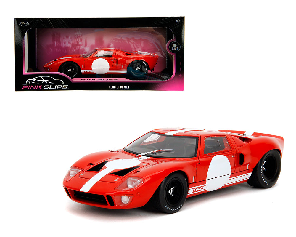 Jada 1:18 1968 Ford GT40 MK1 – Red – Pink Slips