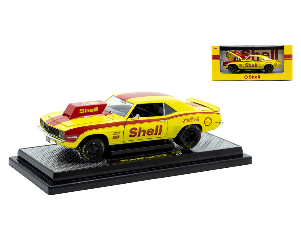 M2 Machines 1:24 1969 Chevrolet Camaro SS/RS Shell – Yellow – Release 129A - House of Cars Virginia