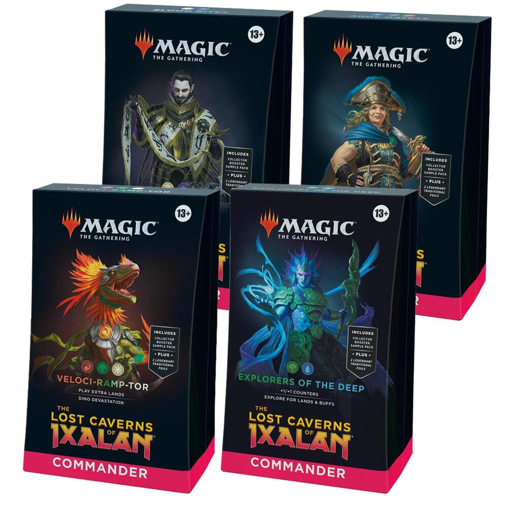 The Lost Caverns of Ixalan Commander Deck Case - Commander: The Lost Caverns of Ixalan (LCC) Magic The Gathering - House of Cars Virginia