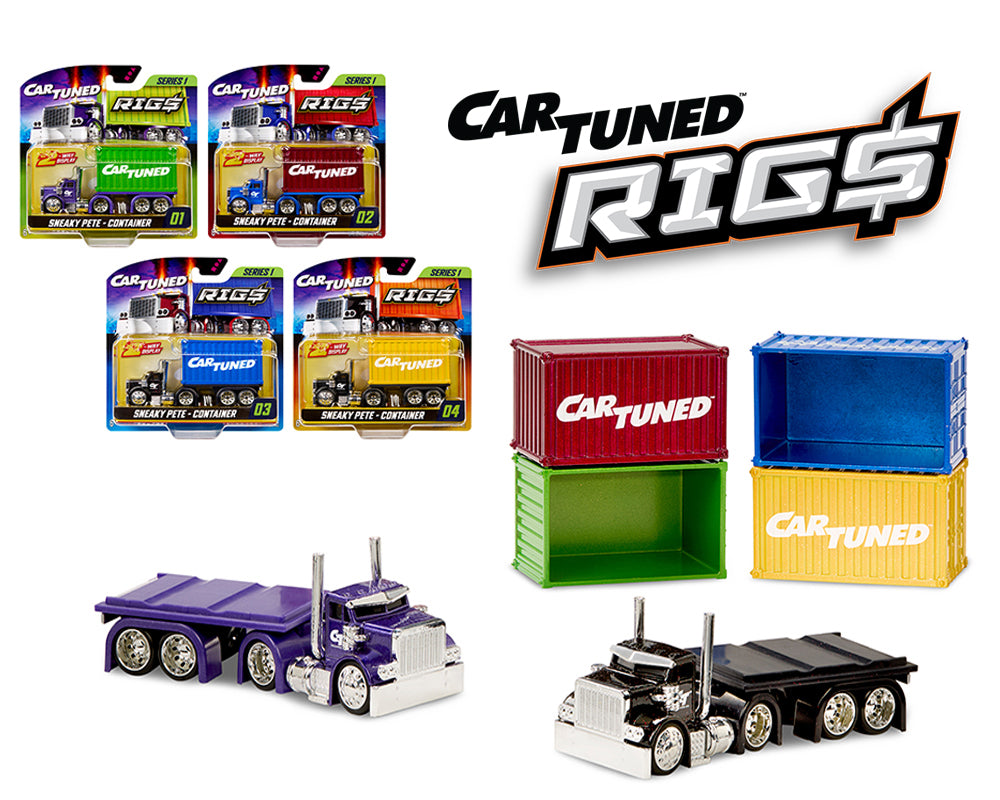 CarTuned 1:64 Container Rigs Series 1 – Assortment - House of Cars Virginia
