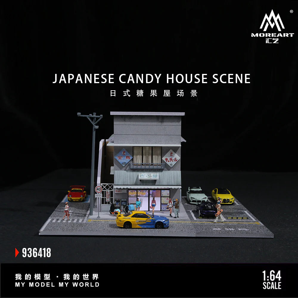 MoreArt 1:64 JAPANESE CANDY HOUSE SCENE MO936418 - House of Cars Virginia