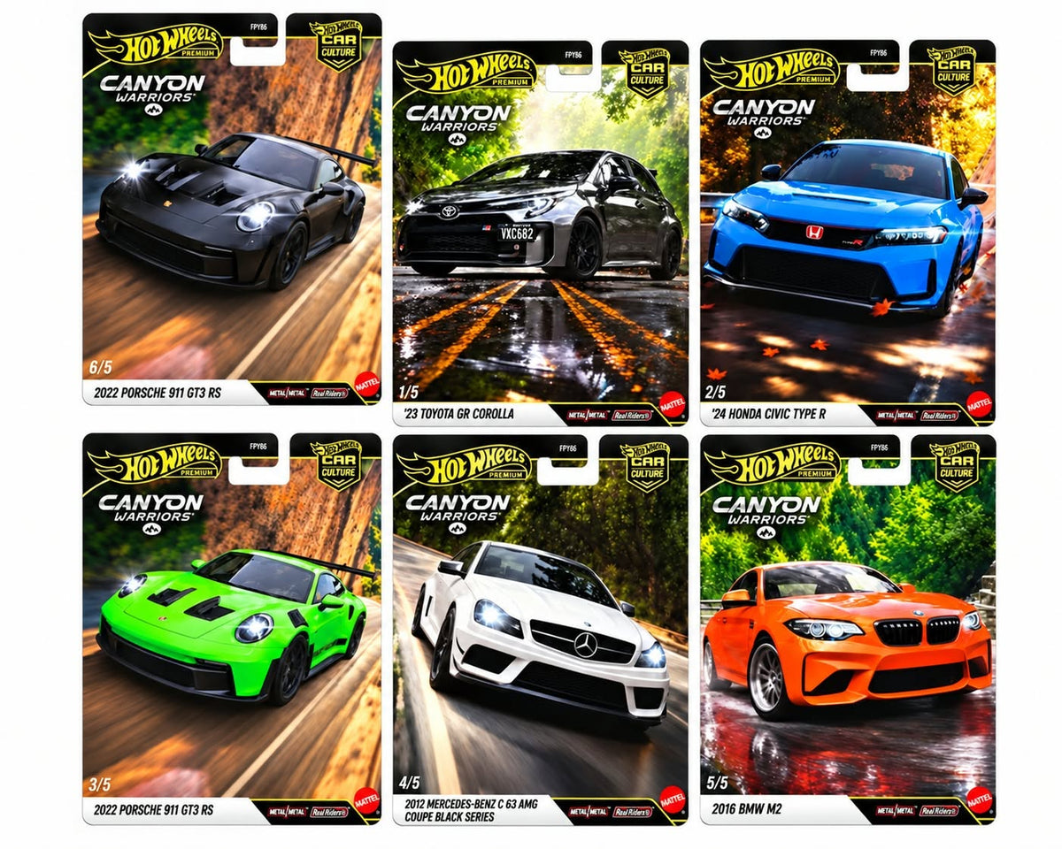 (Preorder) Hot Wheels 1:64 Car Culture 2027 C Release – Canyon Warriors - House of Cars Virginia