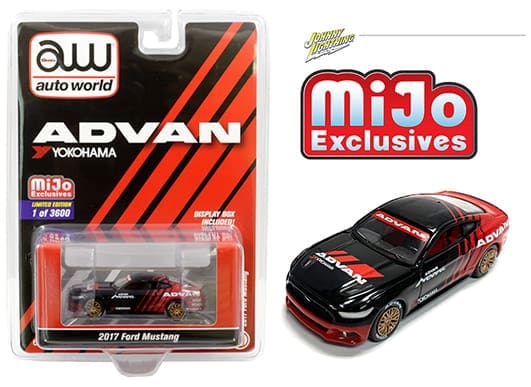 Auto World 1:64 MiJo Exclusives – Advan Yokohama 2017 Ford Mustang - House of Cars Virginia