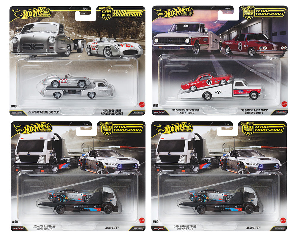 Hot Wheels Team Transport 6台セット Hot Wheels 1:64 Team Transport 2026 K Case Assortment – House of