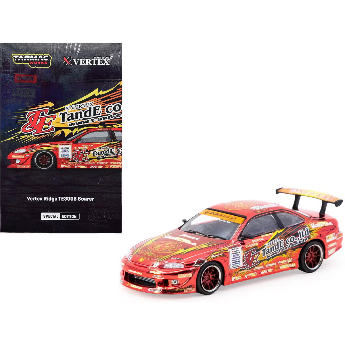 Toyota VERTEX Ridge TE3006 Soarer RHD Chrome Red with Graphics "Tokyo Auto Salon 2026"