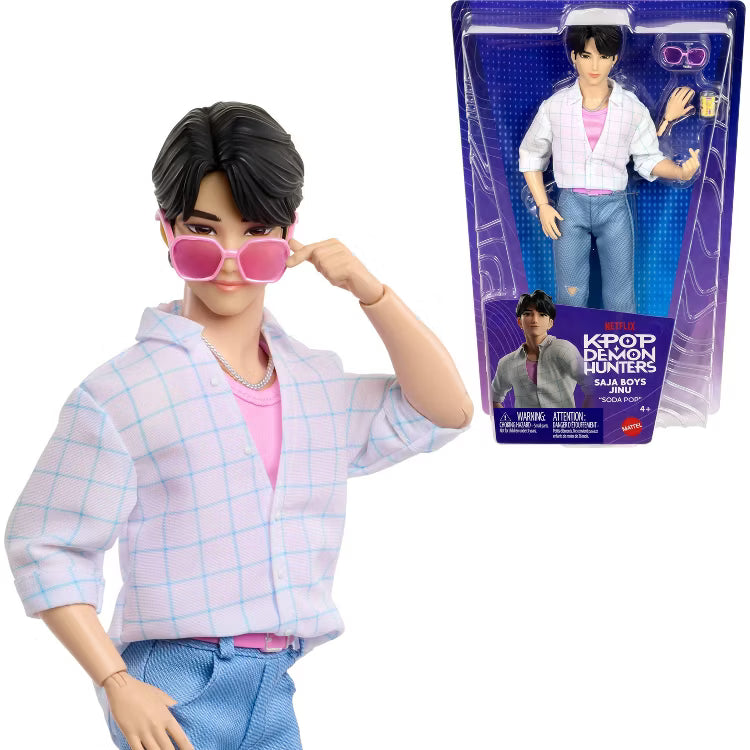KPop Demon Hunters Saja Boys Jinu Soda Pop Doll