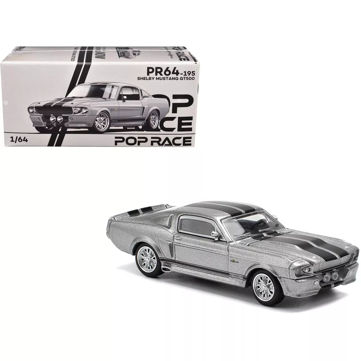 Pop Race Shelby Mustang GT500 Gray Metallic - House of Cars Virginia