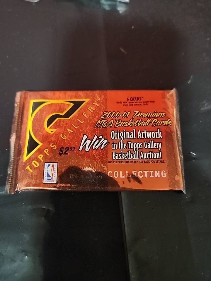 2000-2001 Topps Gallery Basketball 1 Unopened Mint Pack NBA Cards - House of Cars Virginia