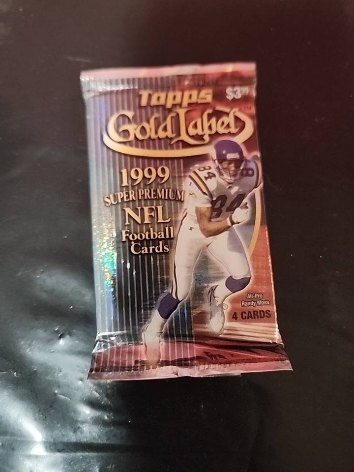 1999 Topps Gold Label Football Factory Sealed Pack NFL Cards - House of Cars Virginia