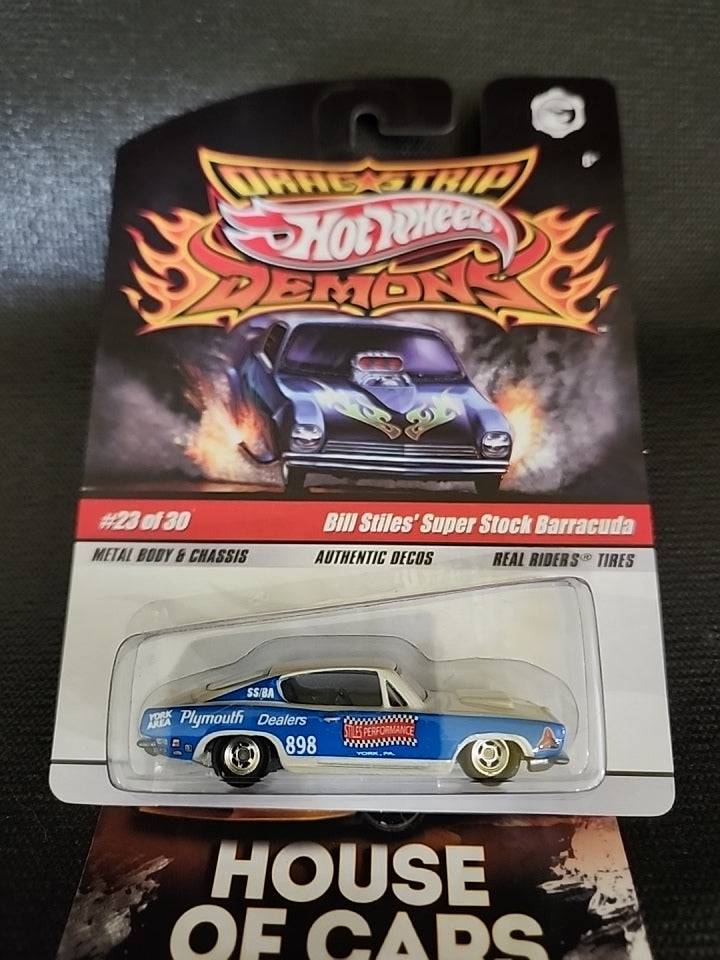Vintage Hot Wheels Drag Strip Demons Bill Stiles Super Stock Barracuda 23/40 - House of Cars Virginia
