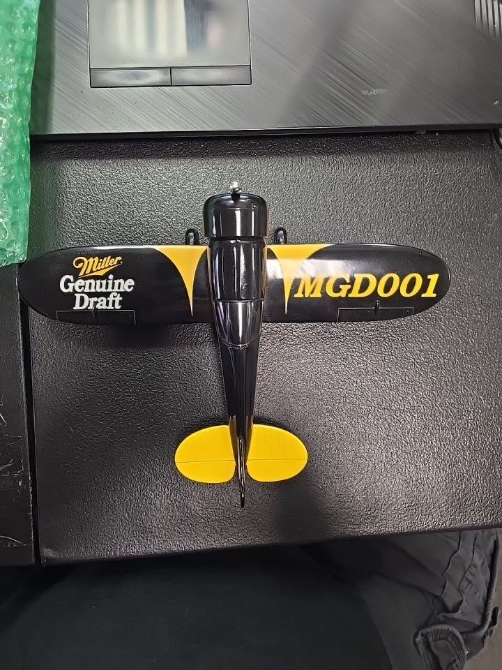 MILLER GENUINE DRAFT TRAVEL AIR DIE CAST METAL AIRPLANE BANK SPEC CAST - House of Cars Virginia