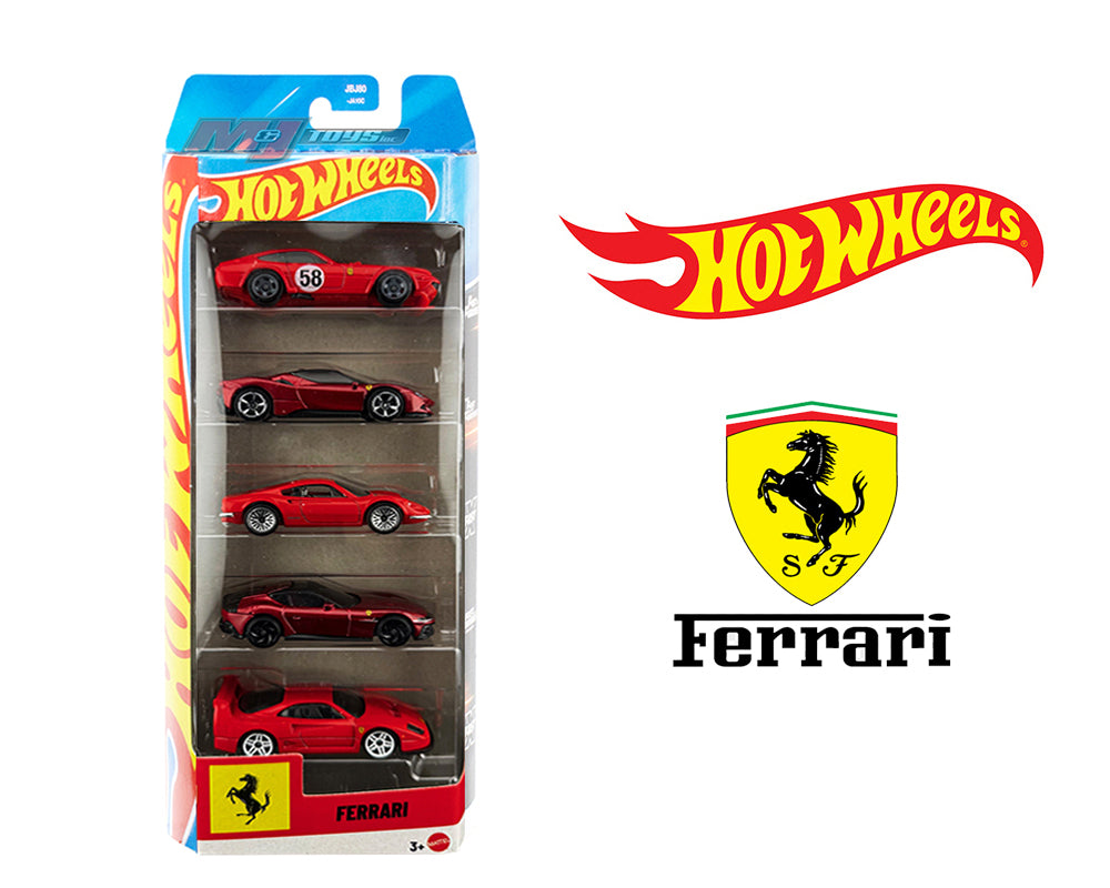 Hot Wheels フェラーリ ミニカーセット Hot Wheels 1:64 Basic 5 Pack Set 2026 Ferrari – House of Cars Virginia