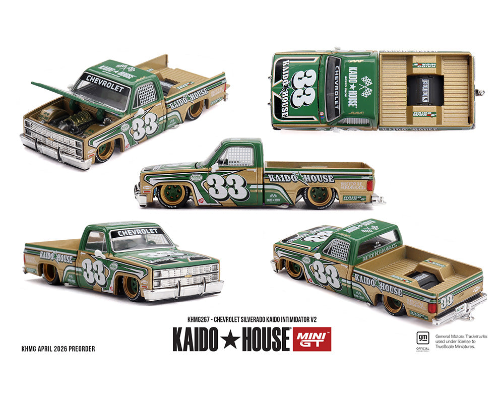 KAIDO HOUSE Chevrolet Silverado 2台セット Preorder) Kaido House x Mini GT Chevrolet Silverado Kaido