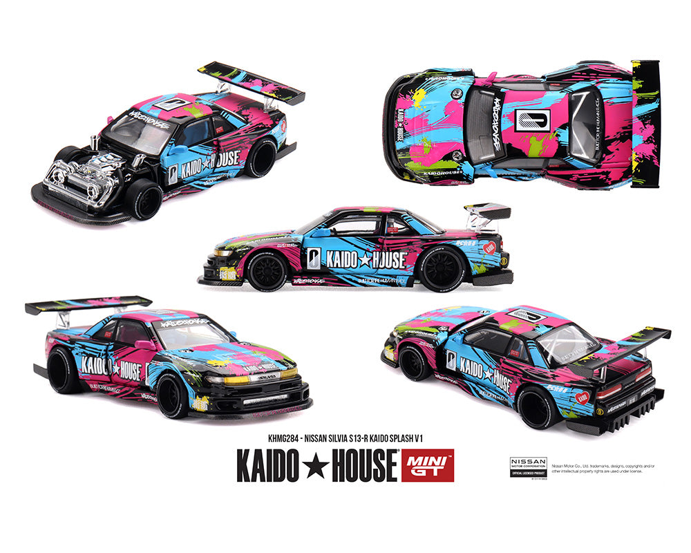 Preorder) Kaido House x Mini GT 1:64 Nissan Silvia S13-R Kaido