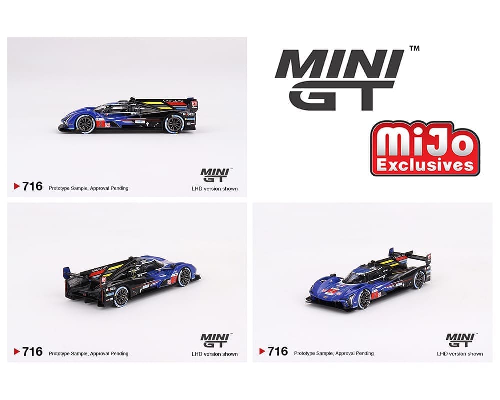 Mini GT Cadillac V-Series.R #2 1:64 - 2023 Le Mans 24 Hrs 3rd Place Cadillac Racing #716 - House of Cars Virginia
