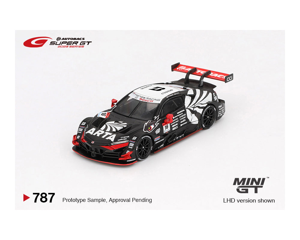 Mini GT 1:64 Japan Exclusive Honda NSX-GT “Type S” GT500 #16 “ARTA MUGEN NSX-GT ” ARTA 2023 SUPER GT Series - House of Cars Virginia