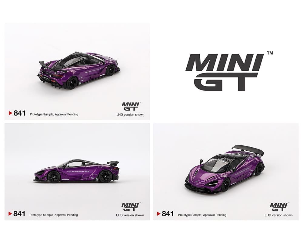 Mini GT 1:64 McLaren 720S LB-Works – Purple