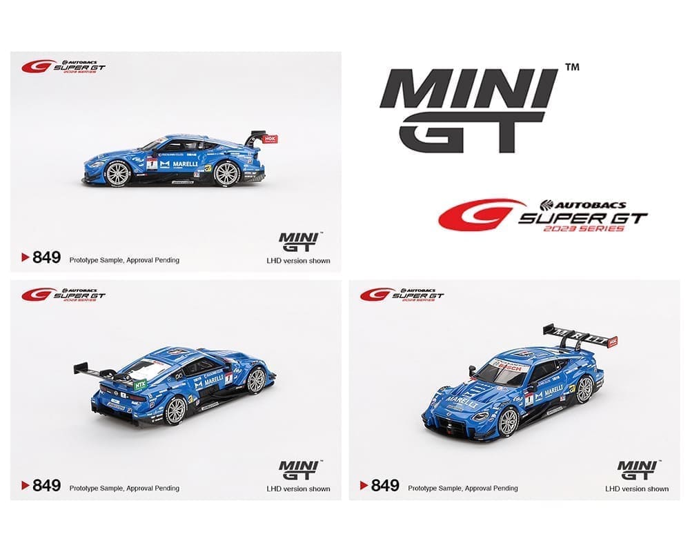 Mini GT 1:64 Japan Exclusive Nissan Z GT500 #1 “MARELLI IMPUL Z” TEAM IMPUL 2023 SUPER GT Series