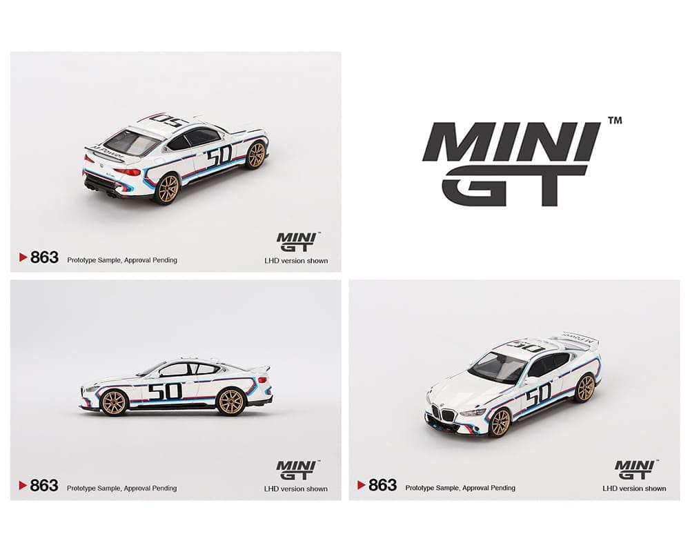 Mini GT 1:64 BMW 3.0 CSL – White - House of Cars Virginia